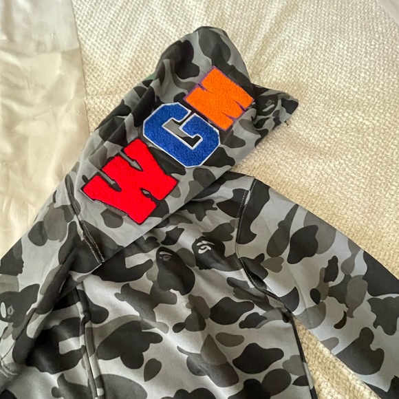 BAPE ABC Camo Shark Full Zip Hoodie - Picture 5 of 8